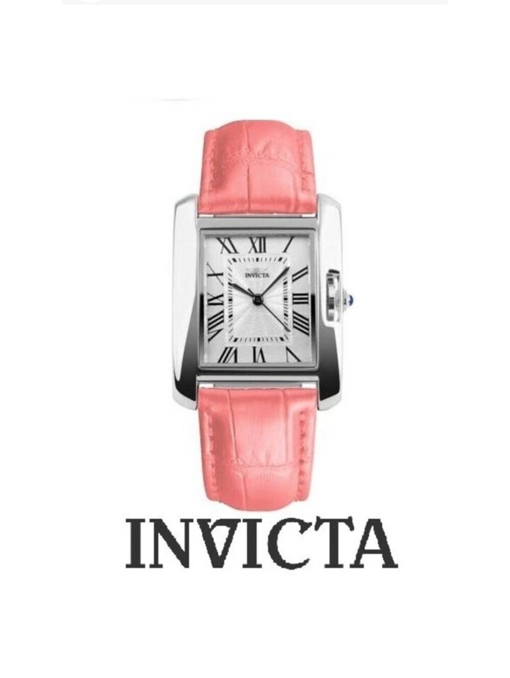 $249 Invicta Celestial Women's 30mm White Pink Leather Strap Watch 70301 NIB